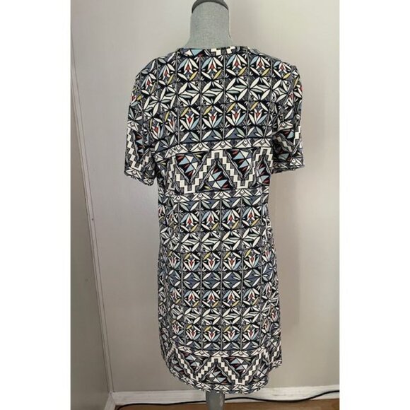 Tory Burch Tribal Drop Waist 100% Cotton Tunic size Large - Picture 2 of 5